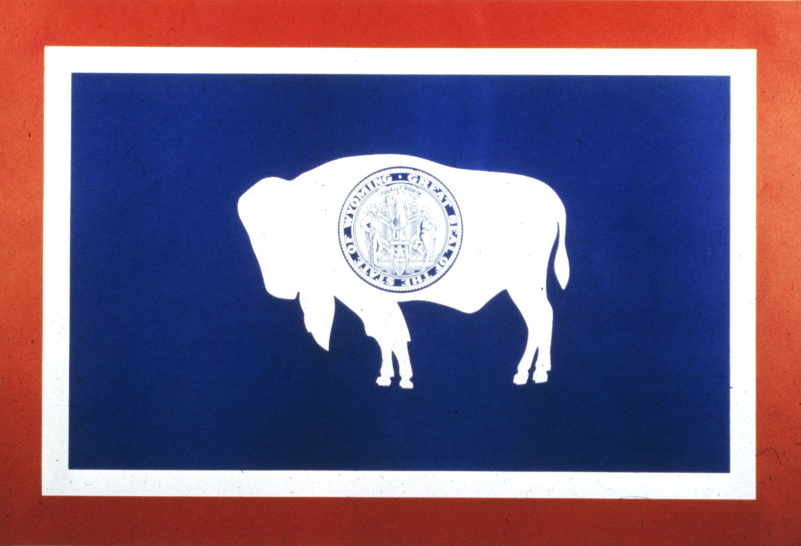 Wyoming state flag courtesy of Wyoming Travel & Tourism